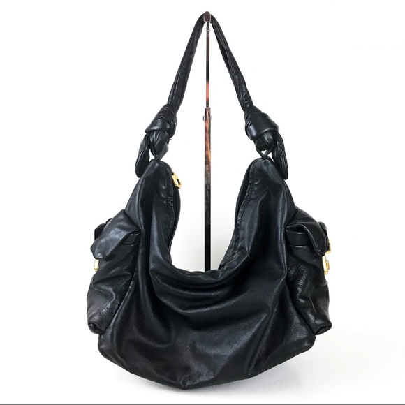 marc jacobs leather hobo bag